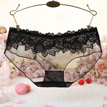   New womens sexy underwear sexy underwear transparent mesh real person exposed temptation underwear real shot