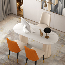 Nordic Light Lavish Rockboard Desk Desk Home Writing Desk Modern Minima Consultation Desk Reception Desk Beauty Salon Desk Beauty Salon Desk