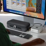 Geekria Применимо к Apple Apple Mac Mini M4 Host с ключевым интегрированным пакетом хранения мыши и мыши и управления.