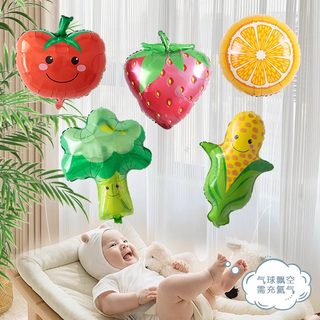 Balloon floating in the air helium small baby one month old toy air balloon leggings cartoon aluminum film children baby non-toxic animals