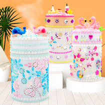 Humidifier night light sticker creative diy handmade material bag male and female gift 3 sticker Diamond children toy