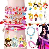 Jane moving children beaded toys handmade diy jewelry designer surprise treasure box girl crystal bracelet necklace