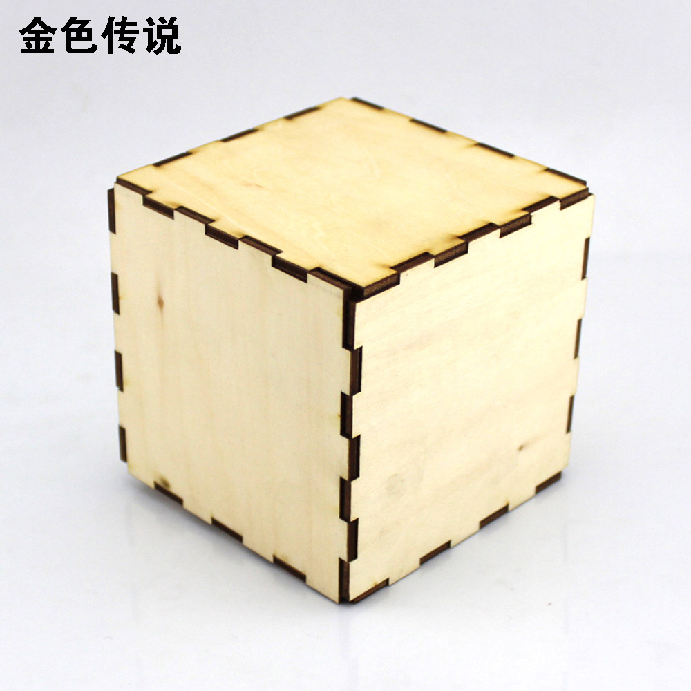 DIY small square box wooden wooden diy shell electronic sensor hardware module containing shell homemade square
