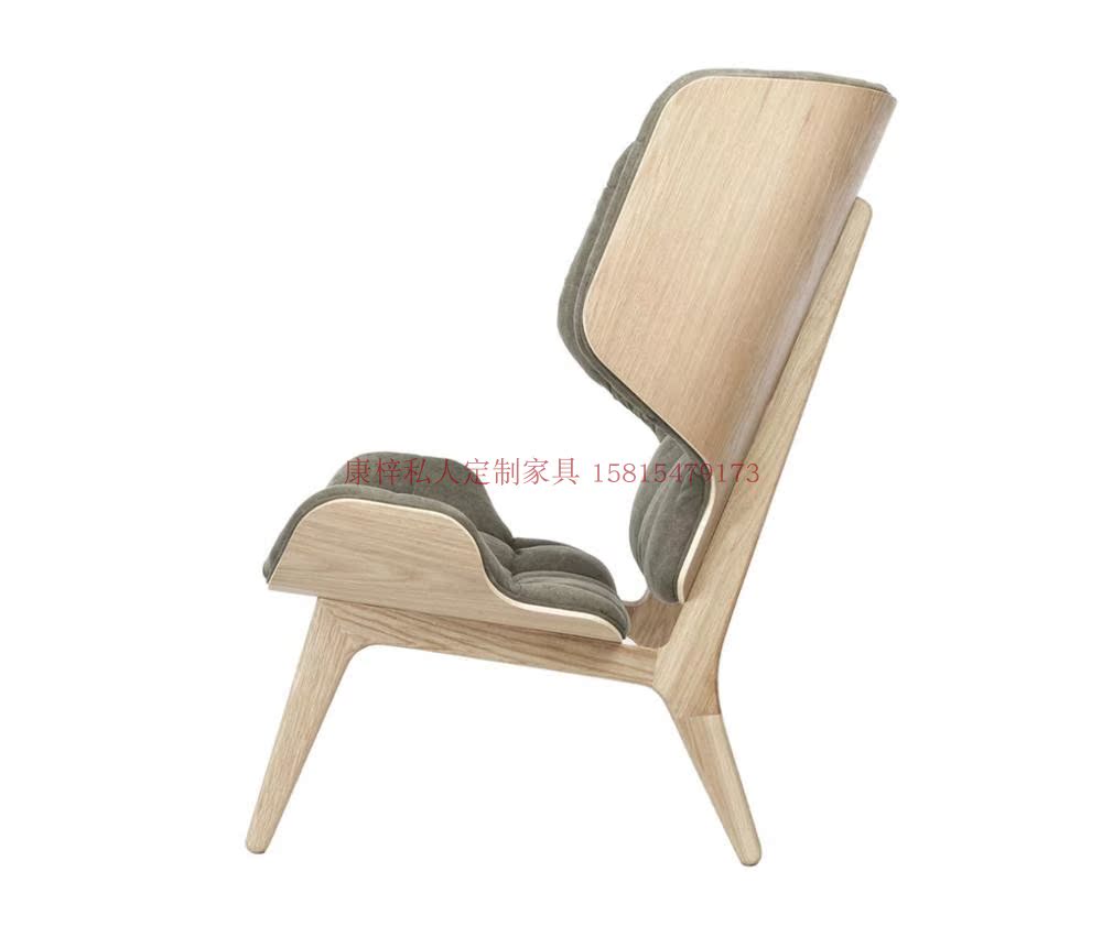 Kangxi tư nhân tùy chỉnh đồ nội thất thiết kế ghế voi ma mút Bắc Âu thiết kế ghế cao trở lại ghế mềm - Đồ nội thất thiết kế sofa góc
