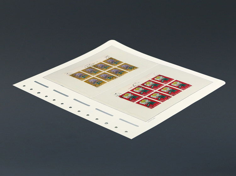 German Lighthouse LB series of live page 2 line LB002 upscale stamp collection booklet Post Unbooklet Insert