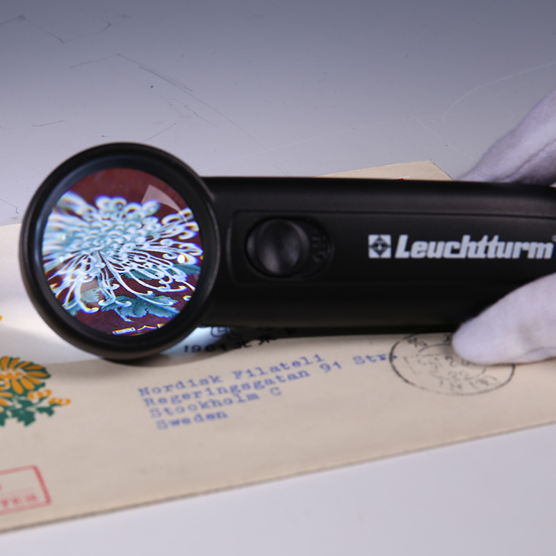 German lighthouse - stamp collecting magnifier 6 x portable magnifier LU0029