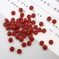 Красное черное смайливое лицо составляет около 100 штук/сумка