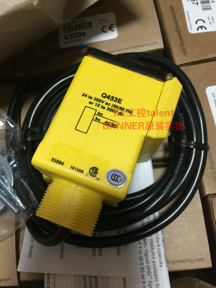 BANNER's new original for radio electro-optical Q452E Q45VR2R Q453E Q45VR3R Bonner is in stock