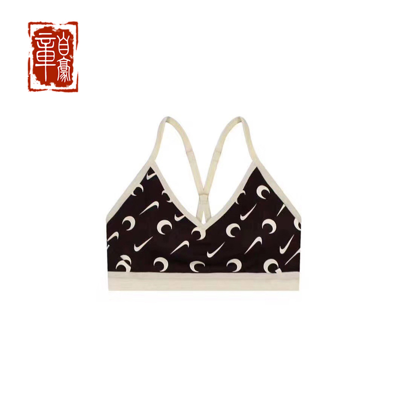 Zhang Zihao Nike Marine Serre Collaboration Half-Moon Logo Graphic Sports Vest Underwear