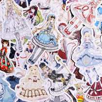 Sweet Beauty Girls Handbill Stickers Loretta Cute Teen Hearts Little Fresher Dream Decorations PRINCESS ENSEMBLE DIY PRINCESS ENSEMBLE