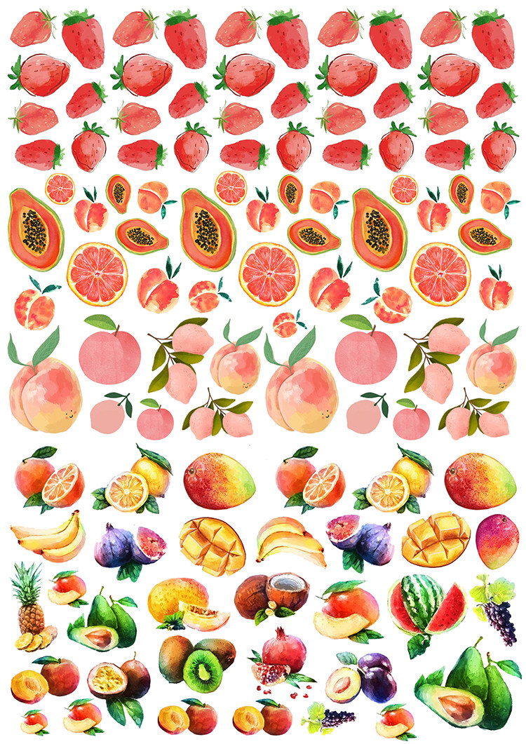 Uncut Handbill Stickler Salt Series Material Little Freshener small animal flower Flowers Grass cute little things