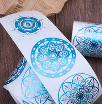 Split up 3-to-100 lap decorations and paper adhesive Chinese wind hand tents Cartoon Gold Bronzed gold