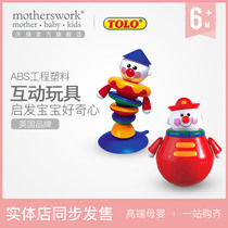 Tolo imported Children Baby puzzle clown swing Enlightenment interactive toy tumbler voice anti-fall doll