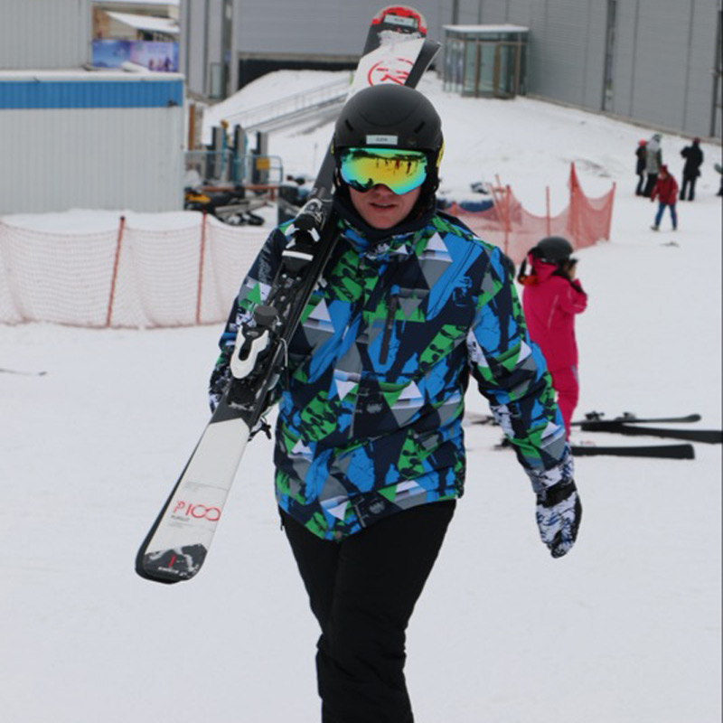 Outdoor Ski Suit Men Veneer Double Board Warm Waterproof And Breathable Ski Jacket Jacket Korea Ski Suit Large Size