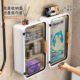 Bathroom Storage Rack Wall-Mounted Tissue Box No-Drill Cosmetic Storage Cabinet Bathroom Toilet Wall Storage Rack