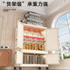 Simple Wardrobe, No-Installation Storage Cabinet, Plastic Multi-Layer Storage Cabinet for Baby Clothes, Bedroom Baby Wardrobe, Foldable
