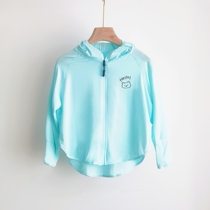 2022 new children Han version loose leisure long sleeves T-shirt thin summer clothes anti-mosquito blouse girl sunscreen 100 hitch