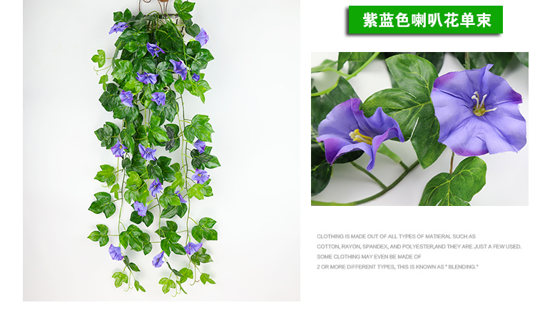 Tường sáng tạo treo hoa nhân tạo treo tường trang trí cây treo tường trang trí tường nền trong nhà hoa hồng giả cây xanh - Hoa nhân tạo / Cây / Trái cây lá cây giả