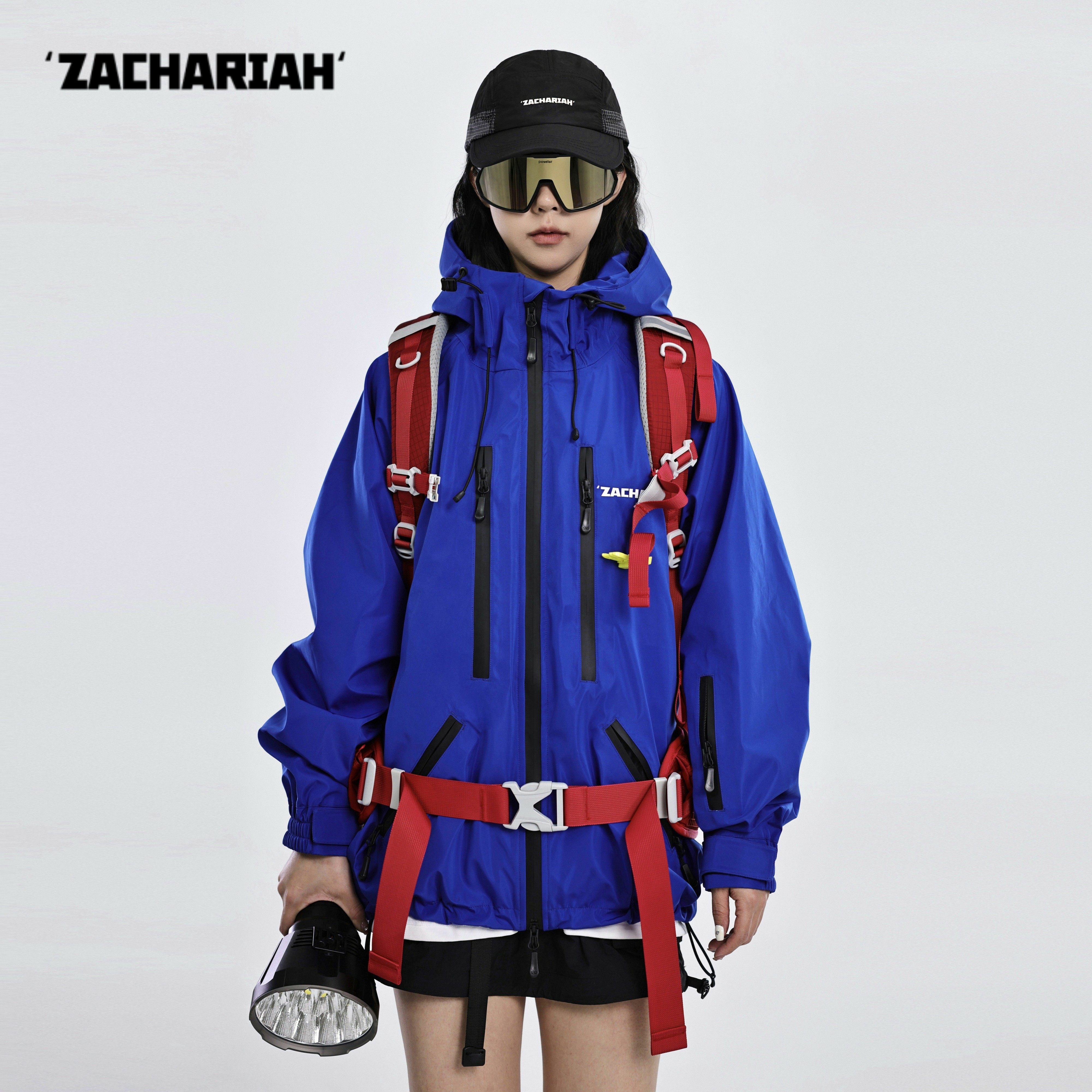 ZACHARIAH 【Sleeping Blue】 Альпинистская куртка в Тибете, износостойкая, теплая, снегозащитная и водоотталкивающая профессиональная альпинистская куртка Изображение 1