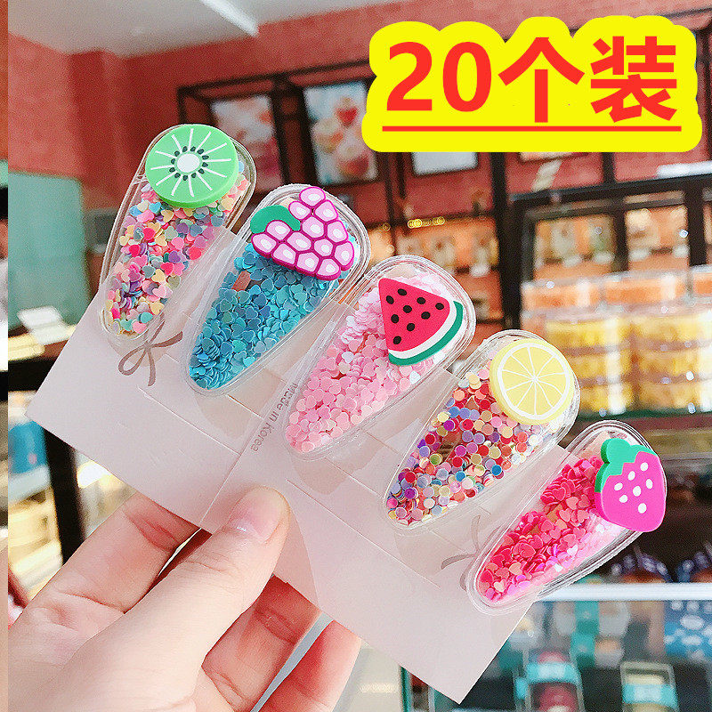 20 new fruit hair accessories scan code small gifts batch micro-business drainage to push activities girls creative small gifts