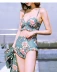 Sanya-Áo tắm của phụ nữ Ba mảnh Bikini xẻ tà Váy Che chắn Vòng ngực Kích thước Bụng Bộ đồ bơi Suối nước nóng - Bikinis