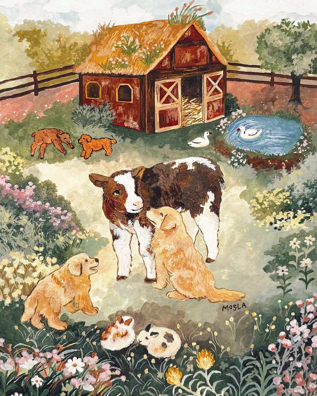 韩国插画师mosla_greem