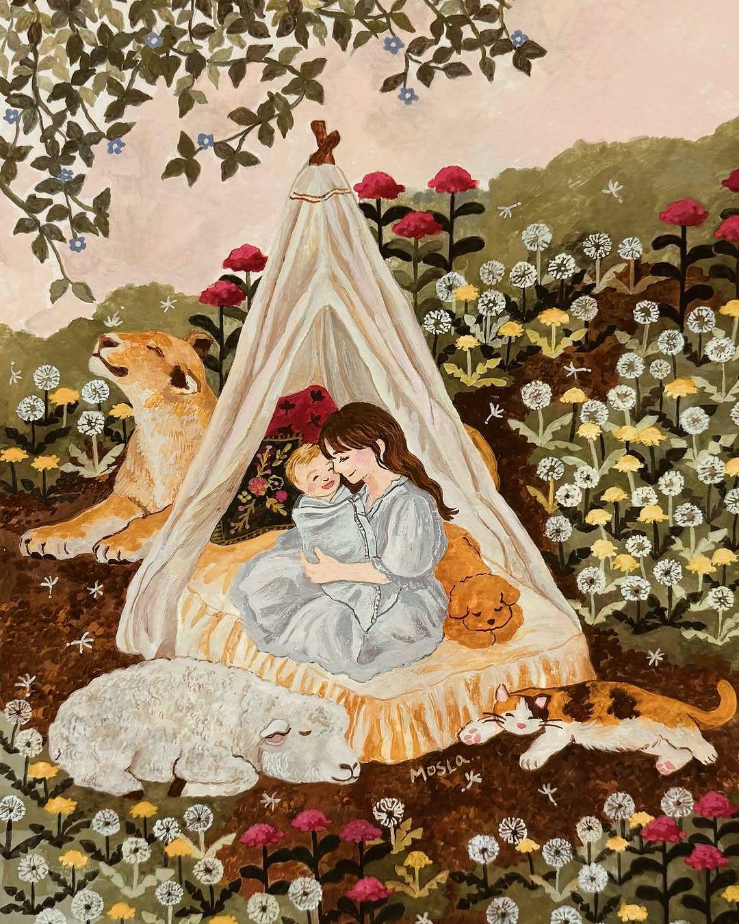 韩国插画师mosla_greem