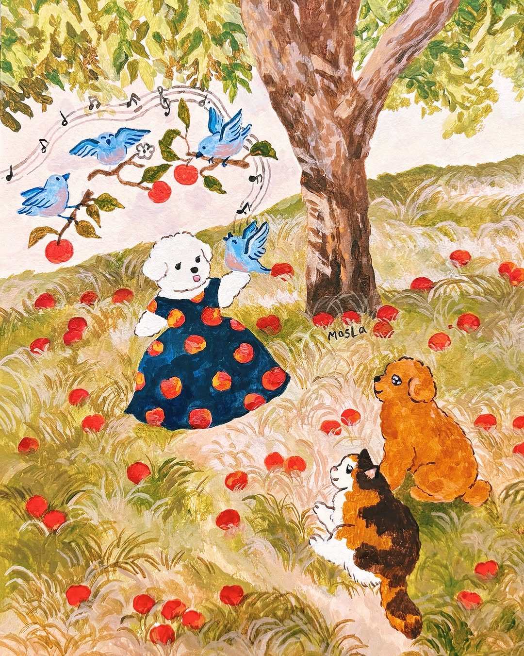 韩国插画师mosla_greem