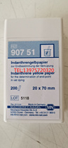 German MN Insurance Powder Alkaline sodium hydrosulfite test strips Yin Danseline yellow test paper 90751 test