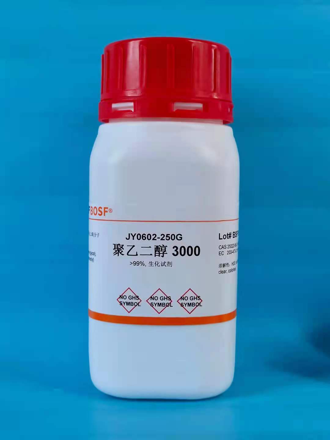 Research reagent Polyethylene glycol PEG3000 (molecular weight 3000) can be invoiced >98% 250g 100g