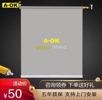  Electric roller blinds curtains shading shading living room office bathroom kitchen Home remote control automatic lifting motor