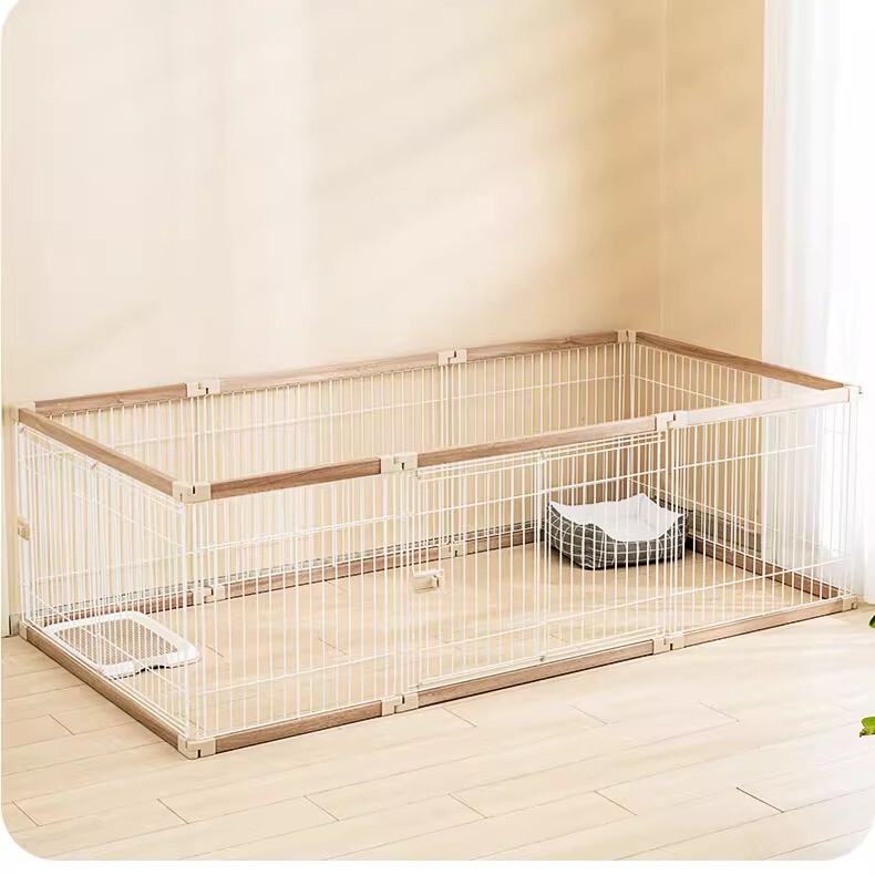 Iris Dog Cage, Trendy Enclosure, Freely Combinable for Small and Medium-Sized Dogs, Heightened Isolation, Splicable Protective Barrier to Prevent Escapes
