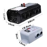 Вентилятор для авто, стеклянный разогреватель, 12v, 24v