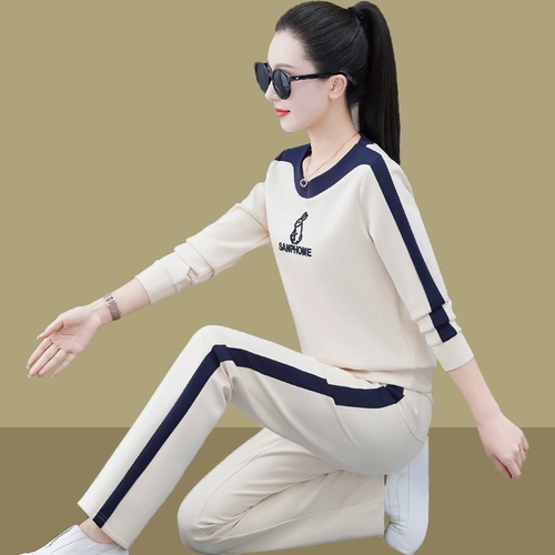 Спортивный костюм, осенний модный комплект, коллекция 2023, в западном стиле, подходит для подростков