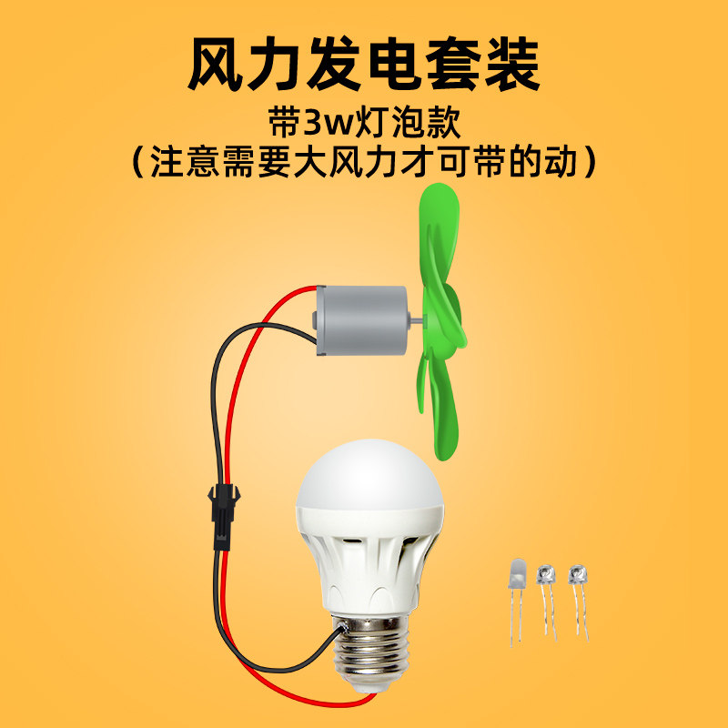 Miniature strong magnetic unimpeded wind turbine model hydraulic science education toys teaching equipment vehicle demonstration