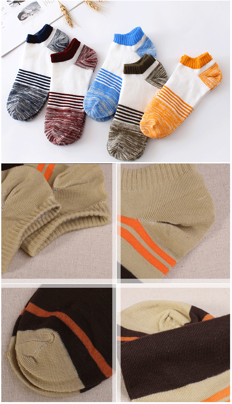 Quần sọc bảy ngày cotton nam retro ống mùa thu và mùa đông mẫu thời trang xu hướng sinh viên khử mùi thoáng khí thấm mồ hôi - Vớ thể thao tất thể thao nike