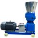 Three-wheel feed pelletizer Fish feed pelletizer Peanut shell crushing and mixing pelletizing production line
