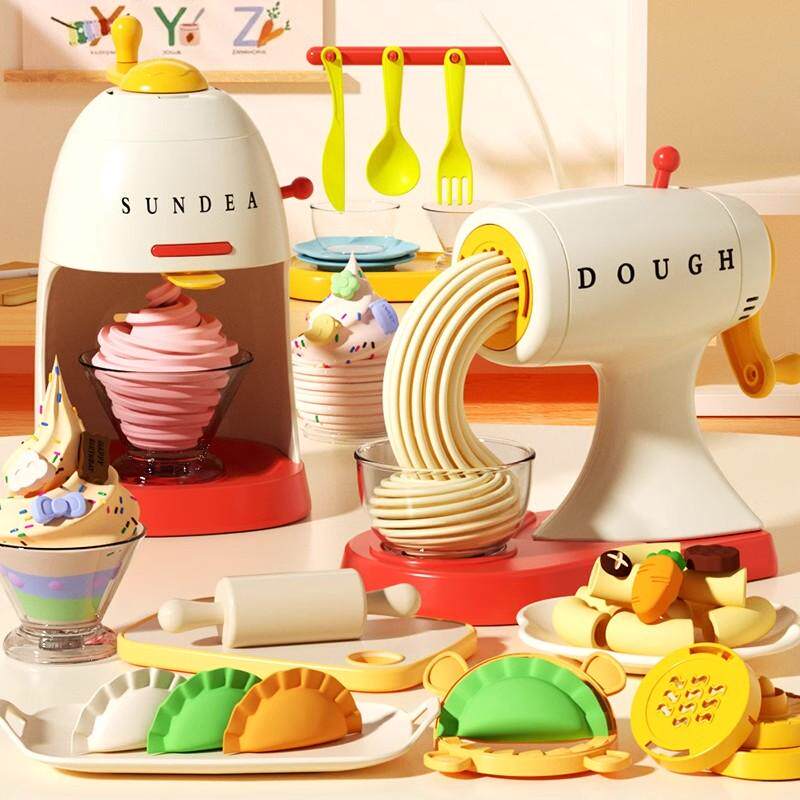 Japanese Tos Clay Toy Set, Non-Toxic, Food-Grade for Children, Ultra-Light Clay Tools for Girls