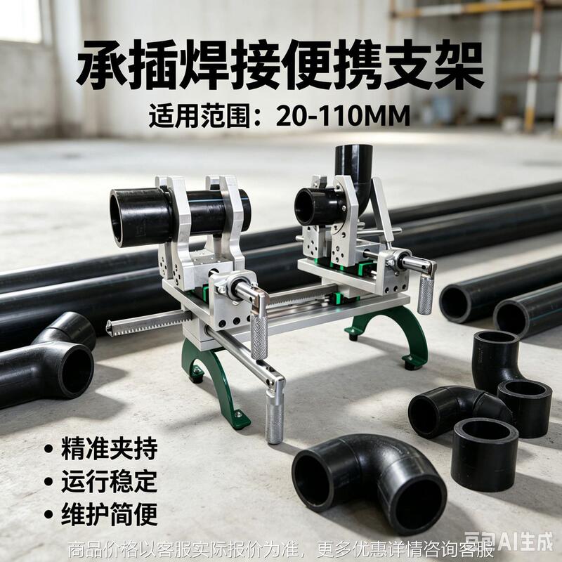 New Type of Socket Welding Machine Portable Rack 20--110Ppr/Pe Pipe Light-Duty Hot Melt Welding Bracket