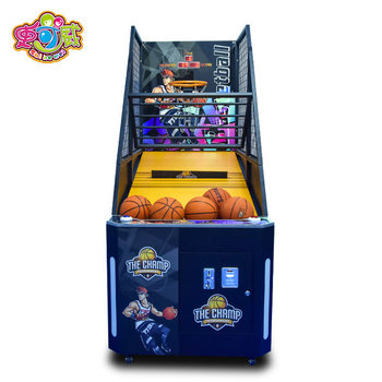 Shikewei large coin-operated foldable basketball machine electronic shooting machine indoor game hall video game city equipment customization