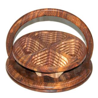 Fruit basket pakistani wood carving pakistani crafts wooden fruit plate