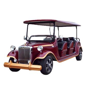 New electric classic car, electric sightseeing car, retro travel classic car, electric four-wheel car, golf cart