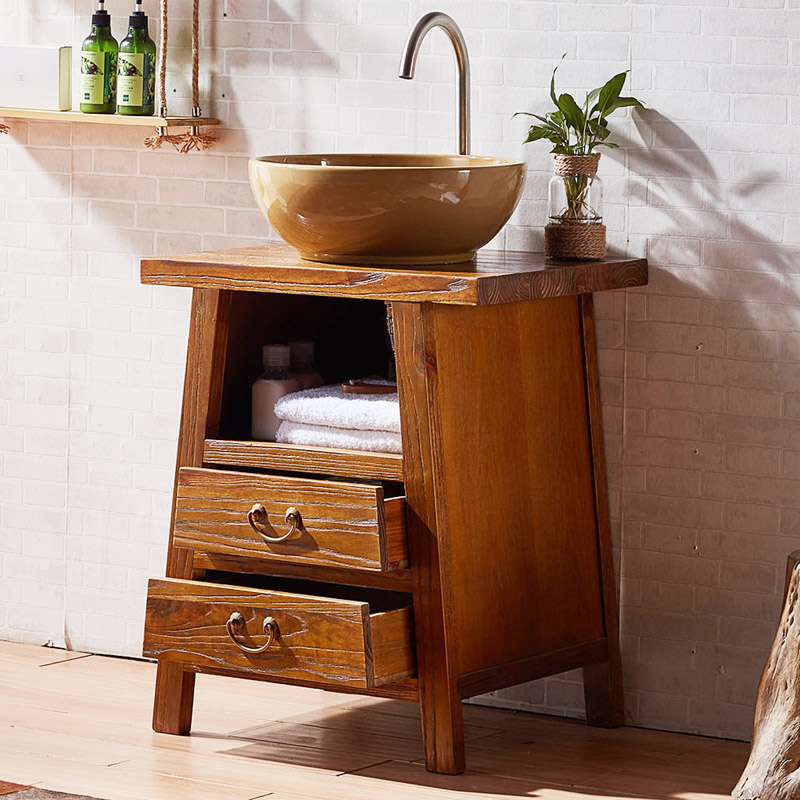 Usd 501 72 Gugula Style Chinese Past Bathroom Cabinet Gugula Style Chinese Past Bathroom Cabinet Combination Solid Wood Antique Washbasin Basin