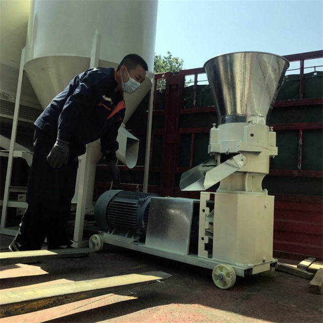 Straw mixing pelletizer Small fish feed puffing production line Pet dog food machine