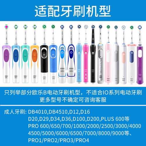 Немецкая электрическая зубная щетка Braun OralB/OralB, насадка Oralbi, универсальная сменная щетка для взрослых, круглая головка, оригинал D12