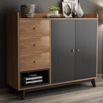Modern minimalist sideboard Nordic wine cabinet cupboard tea cabinet living room cupboard decorative cabinet small apartment cabinet lockers