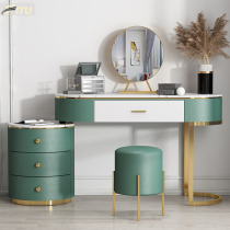Nordic dressing table bedroom small apartment table light luxury modern simple Net red ins storage cabinet integrated makeup table