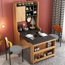 Nordic dining table simple modern folding partition wine cabinet bar living room entrance small household multifunctional dining table