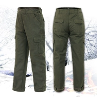 Зеленые флисовые штаны