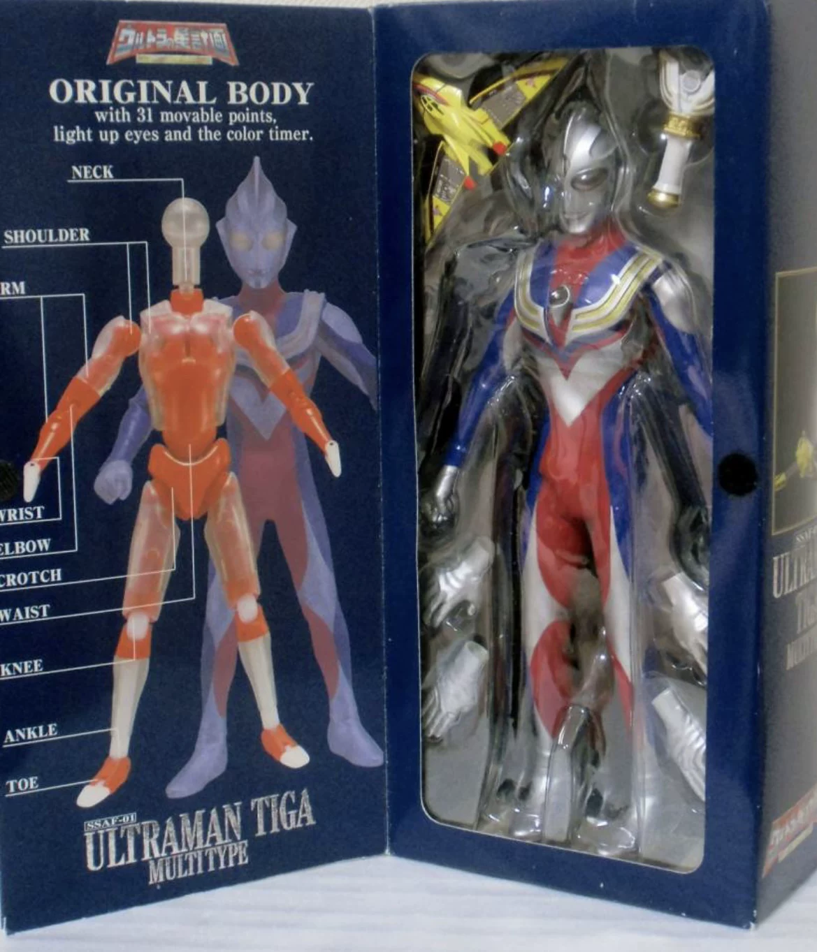 Новинка в наличии BANDAI Star Project TIGA Superman может светиться